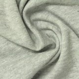 Light Grey Marl Rib Knit, Poly-Cotton, 240 gsm, 170 cm — photo 1
