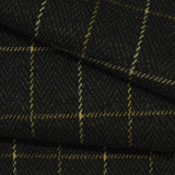 Dark Grey Check Interlock Knit, Poly-Viscose, 380 gsm — photo 1