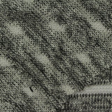 Marled Grey Horizontal-Stripe Chunky Knit, Viscose-Poly, 125 gsm — photo 1