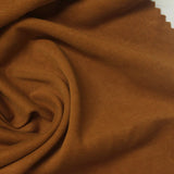 Washed Modal Polyester Stretch Jersey Knit Fabric, 240 gsm, 165 cm — Brown — photo 1