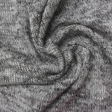 Heathered Grey Marl Chunky Knit, Viscose-Poly, 150 gsm, 170 cm — photo 1