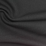 Polyester Stretch Rib Knit Fabric, 200 gsm, 160 cm — Grey — photo 1