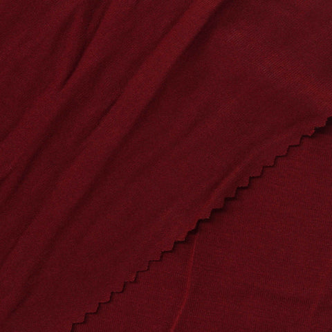 Viscose Stretch Jersey Knit Fabric, 220 gsm, 160 cm — Red