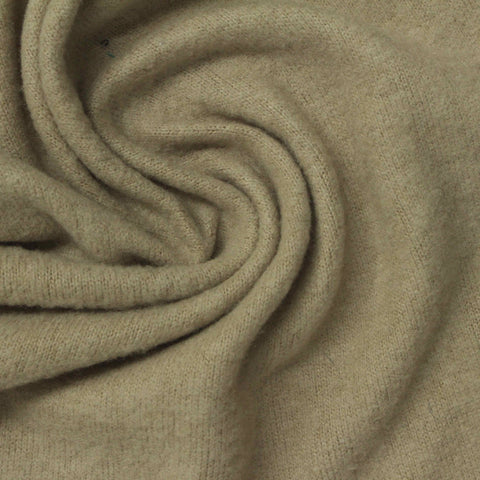 Light Brown Marl Chunky Knit, Cotton-Poly