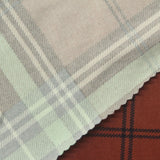 Green Bold-Plaid Milk Silk Knit, Polyester — photo 1