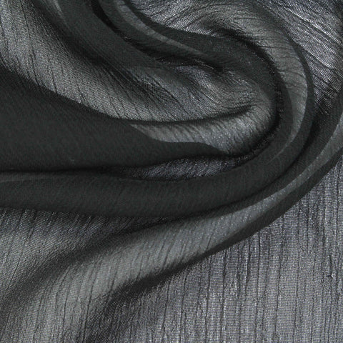 100% Polyester Chiffon Fabric, 70 gsm, 148 cm — Grey