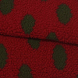 Dark Green Textured Knit, Polyester — photo 1