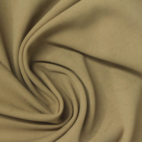 Nylon Stretch Interlock Knit Fabric, 250 gsm, 155 cm — Khaki