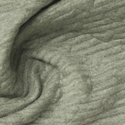 Green Tone-on-Tone Jacquard, Polyester, 310 gsm, 150 cm