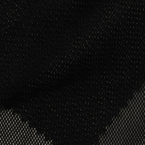 100% Polyester Mesh Fabric, 63 gsm, 160 cm — Black
