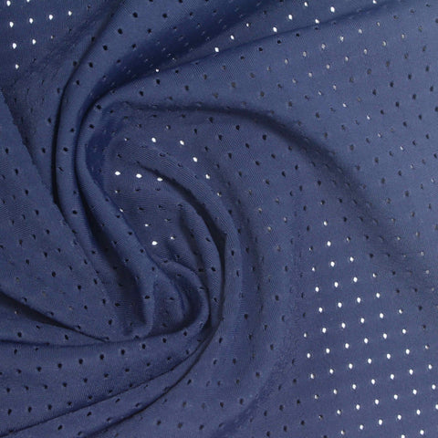 White Dots Warp Knit, Nylon-Spandex, 200 gsm