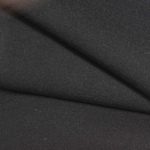 Viscose Nylon Stretch Ponte Knit Fabric, 380 gsm, 160 cm — Grey, ref EF-260011