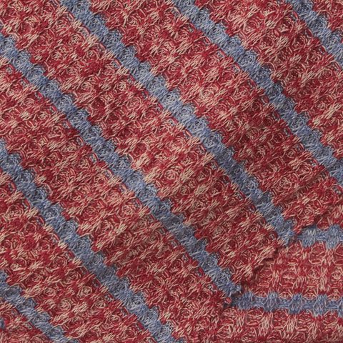 Red Marl Waffle Knit, Polyester