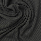Viscose Stretch Rib Knit Fabric, 270 gsm, 120 cm — Grey — photo 1