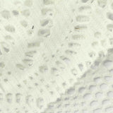 White Openwork Jacquard, Spandex — photo 1