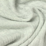 Polyester Stretch Rib Knit Fabric, 210 gsm, 155 cm — Grey — photo 1