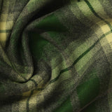 Dark Green Plaid Woven, Poly-Viscose, 285 gsm, 150 cm, ref EF-265164 — photo 1