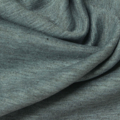 Grey-Green Marl Scuba Knit, Poly-Viscose