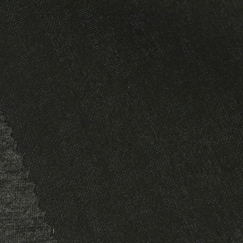 Dark Grey Heathered-Marl Scuba Knit, Poly-Viscose, 260 gsm