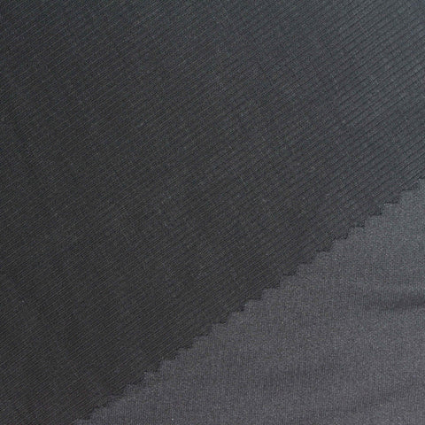 Polyester Viscose Stretch Scuba Knit Fabric, 220 gsm, 170 cm — Grey