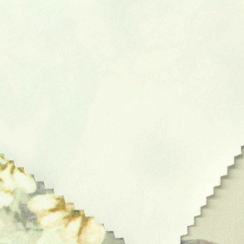 Cream Floral Interlock Knit