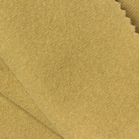 Polyester Stretch Rib Knit Fabric, 432 gsm, 160 cm — Khaki