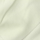 Cotton Polyester Rib Knit Fabric, 260 gsm, 150 cm — White — photo 1