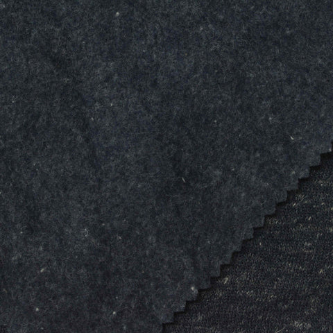 Dark Grey Marl French Terry, Polyester, 280 gsm, 180 cm