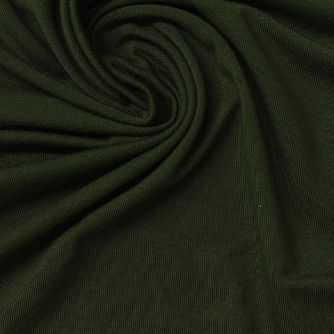 Viscose Stretch Jersey Knit Fabric, 200 gsm, 175 cm — Green, ref EF-256300
