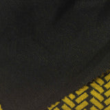 Mustard Herringbone Jacquard, Polyester — photo 1