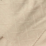 Viscose Polyester Blend Stretch Pointelle Knit Fabric, 300 gsm, 155 cm — photo 1
