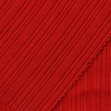 Tencel Lyocell Stretch Rib Knit Fabric, 290 gsm — Red — photo 1