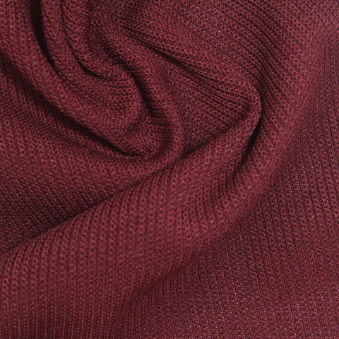 Red Marl Knit, Polyester, 270 gsm