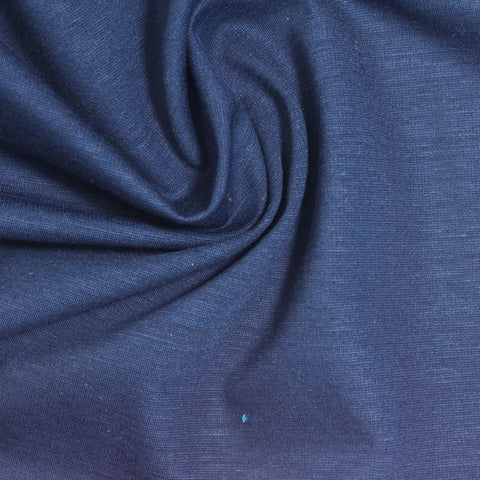 Blue Marl Scuba Knit