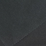 Polyester Cotton Stretch Rib Knit Fabric, 390 gsm, 130 cm — Black — photo 1