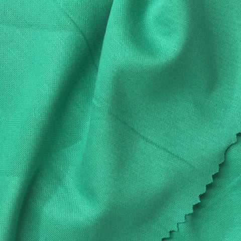 Modal Polyester Piqué Knit Fabric, 185 gsm, 155 cm — Green