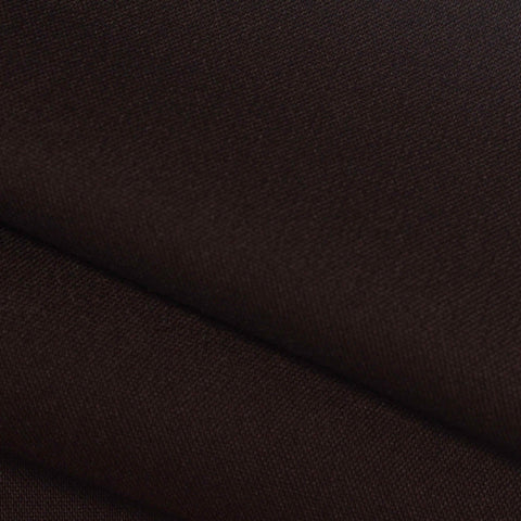 Polyester Viscose Stretch Twill Fabric, 400 gsm, 150 cm — Brown