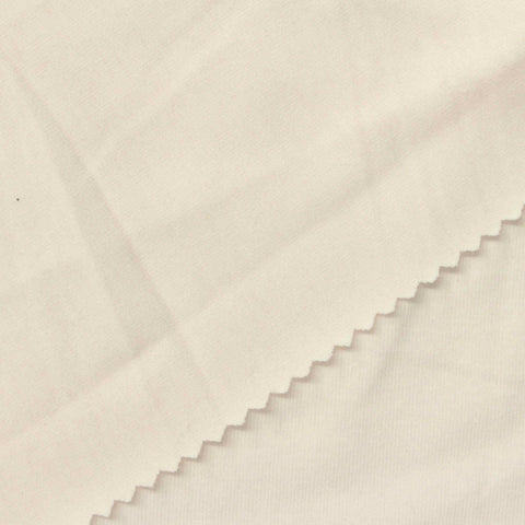 Polyester Cotton Stretch Jersey Knit Fabric, 170 gsm, 164 cm — Beige
