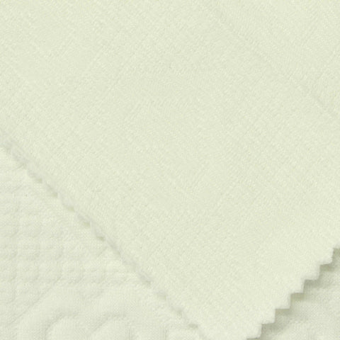 Beige Tone-on-Tone Heart Jacquard, Polyester