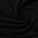 Polyester Stretch Knit Fabric, 275 gsm, 145 cm — Black — photo 1