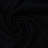 Brushed Viscose Polyester Stretch Jersey Knit Fabric, 180 gsm, 165 cm — Black — photo 1