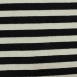 Black Diagonal-Stripe Jersey Knit, Poly-Viscose, 235 gsm — photo 1