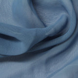 100% Polyester Chiffon Fabric, 80 gsm — Blue — photo 1