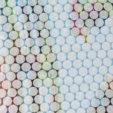 White Dots Jacquard, Poly-Cotton, 270 gsm, 145 cm, ref EF-6733