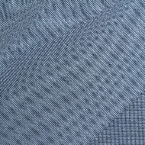 Polyester Stretch Rib Knit Fabric, 350 gsm, 150 cm — Blue