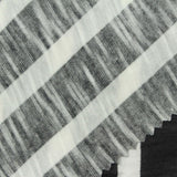 Black Vertical-Stripe Jersey Knit, Poly-Viscose, 180 gsm — photo 1