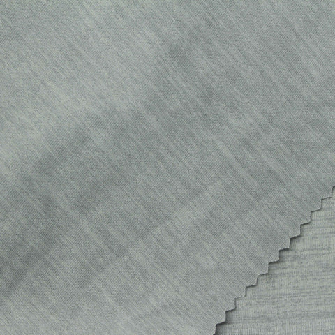 Light Grey Marl Jersey Knit, Polyester, 155 gsm, 165 cm