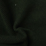 Polyester Cotton Chunky Knit Fabric, 466 gsm, 155 cm — Black — photo 1
