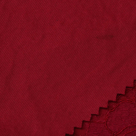 Red Tone-on-Tone Lace