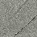 Grey Heathered-Marl Rib Knit, Cotton-Poly, 240 gsm — photo 1